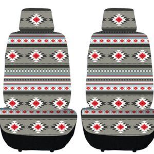 2 NEW NU TRENDS SOUTHWEST DESIGN FRONT CAR SEAT COVERS
